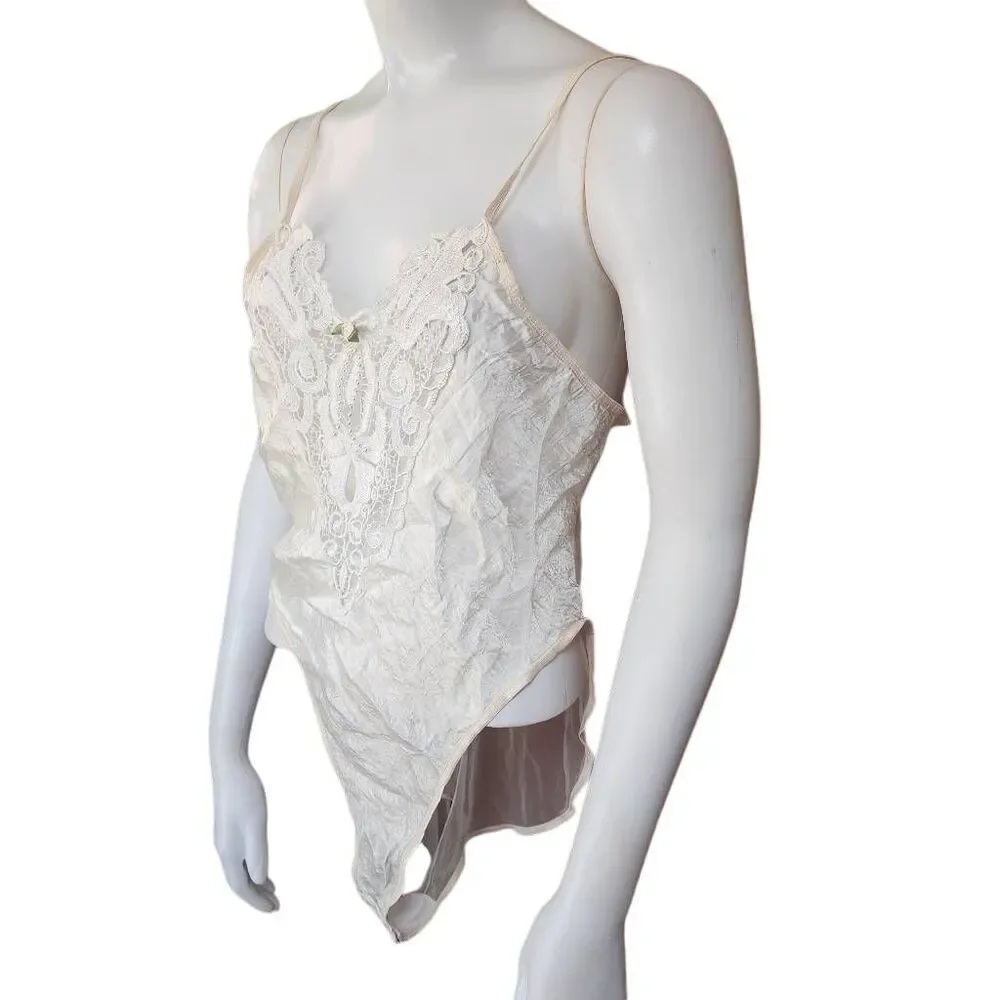 Vintage Cinema Etoile Cream Babydoll (M) - Picture 1 of 6